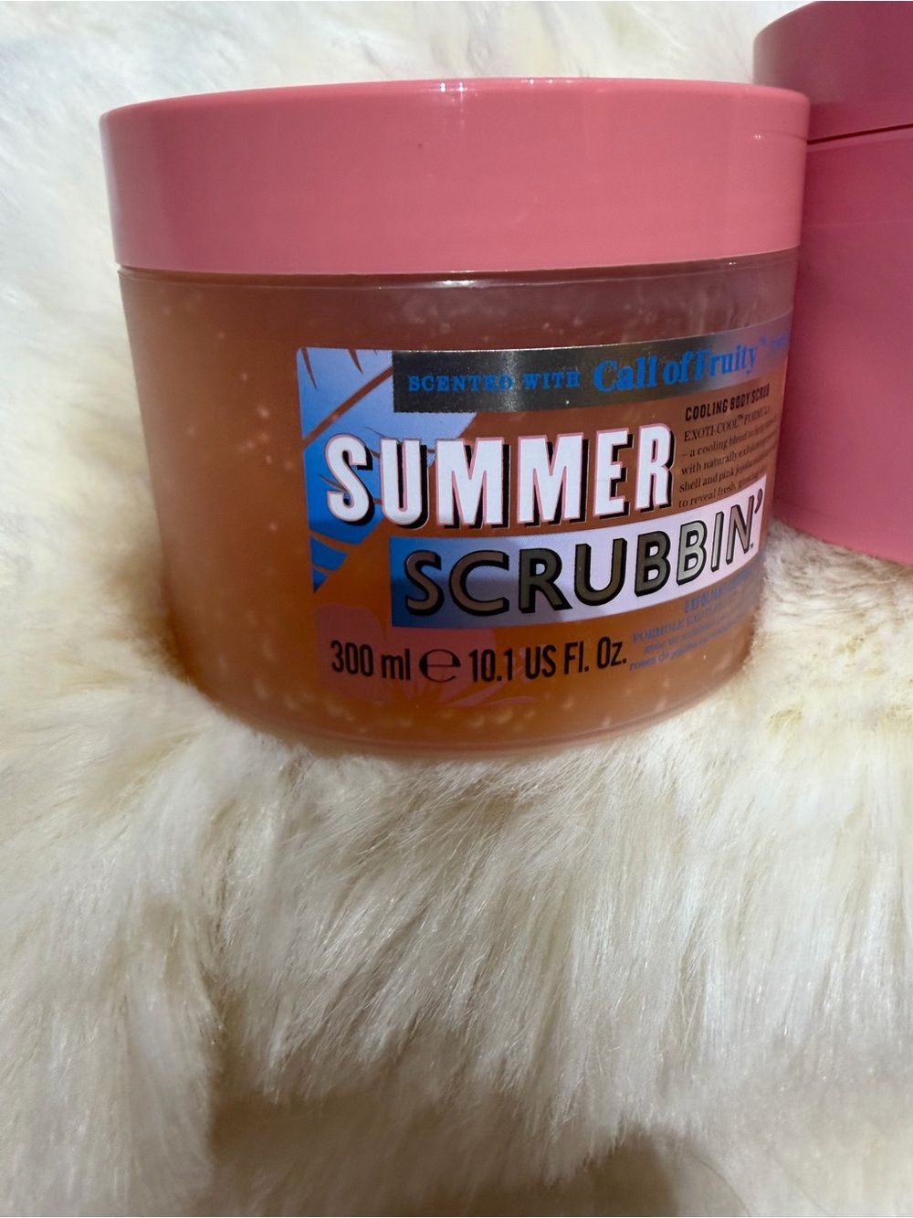 Cooling Body Scrub and soufflé cream - Pink